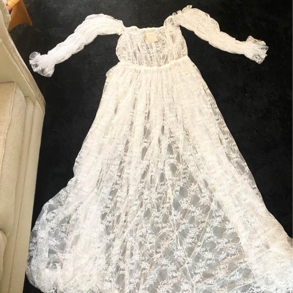 Zelie for She spring/summer 2022 white lace dress 3x/22W